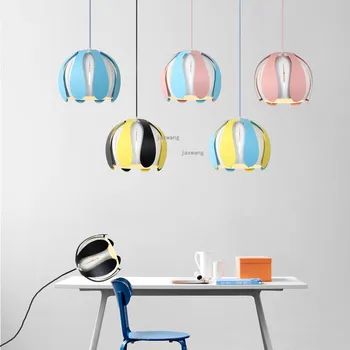 

Nordic LED Pendant Lights Dining Room Creative Macaron Decor Lighting Light Fixtures Living Room Pendant Kitchen Hanging Lamps