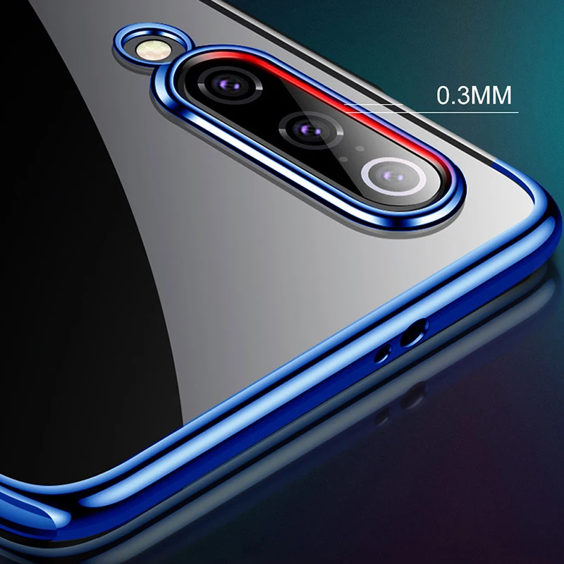 Чехол Raugee для Xiaomi mi 9 Lite, роскошный бампер, прозрачный мягкий чехол из ТПУ для Xiao mi CC9 Global mi A3 mi 9 Pro 5G, чехол