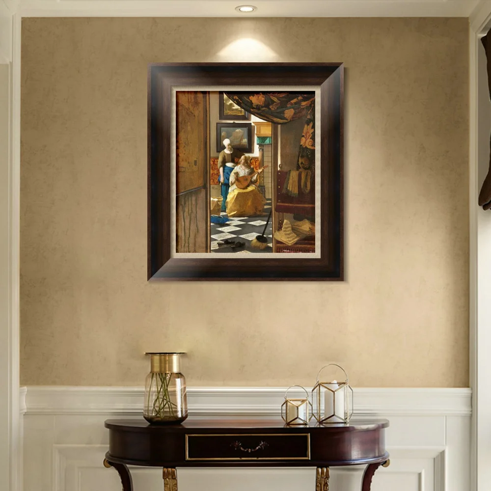 Любовное письмо от Johannes Vermeer настенный художественный плакат и печать холст