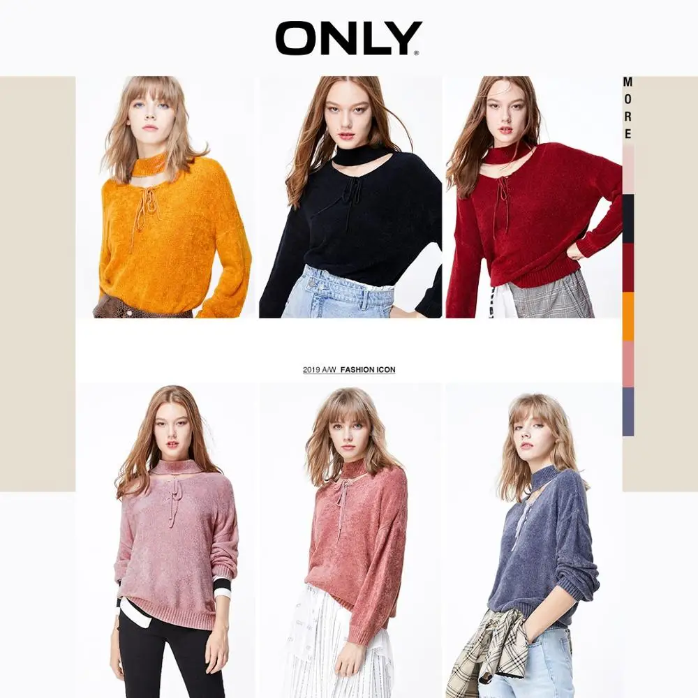 Skup Tylko damski luźny krój sznurowany z długimi rękawami | 119313531