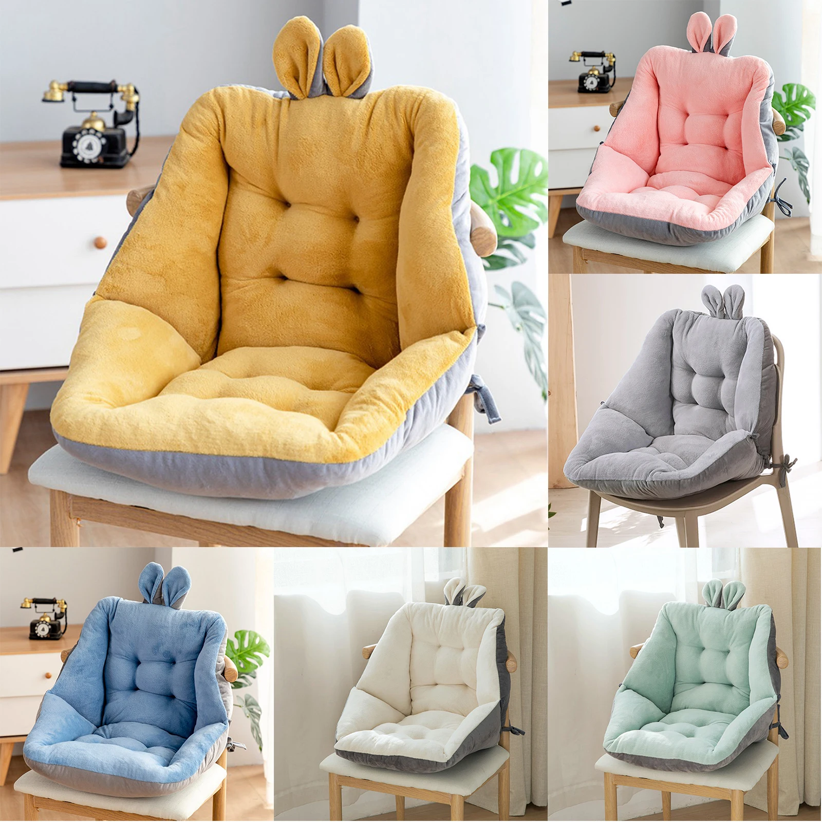 

Rocking Chair Cushion High Back Chair Cushion Semi-Enclosed Egg Seat Cushion