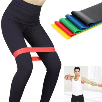

Resistance Bands Loop Set CrossFit Fitness Yoga Booty Leg Exercise Workout Band