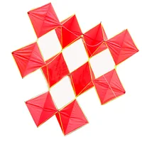Outdoor Fun Sports 3D Red Diamond kite  Good Flying 1