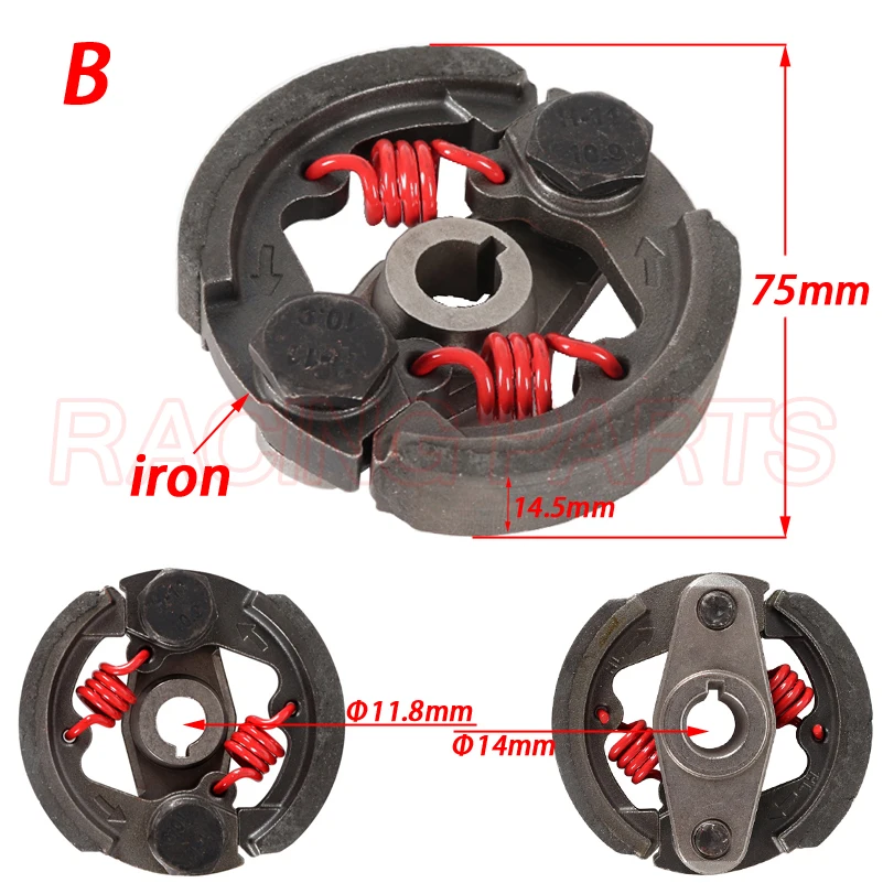 High-Performance 2-Shoe Clutch for Mini Bikes and ATVs