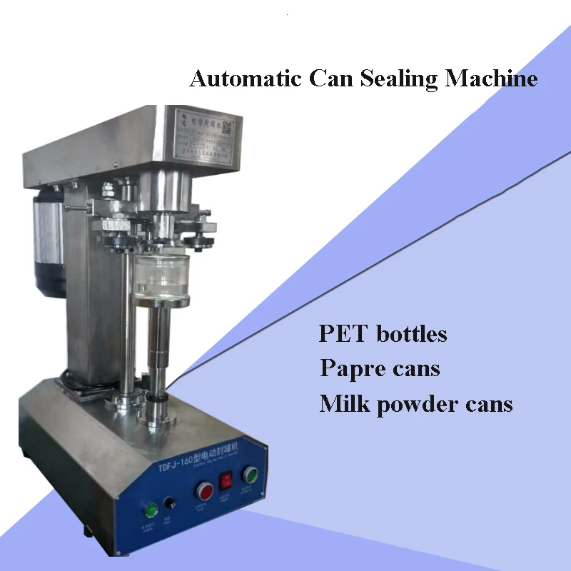 

Automatic tin can capping machine PET bottles sealer can sealing machine Pop-top Aluminum Cap Seamer Easy Bottle Closing machine