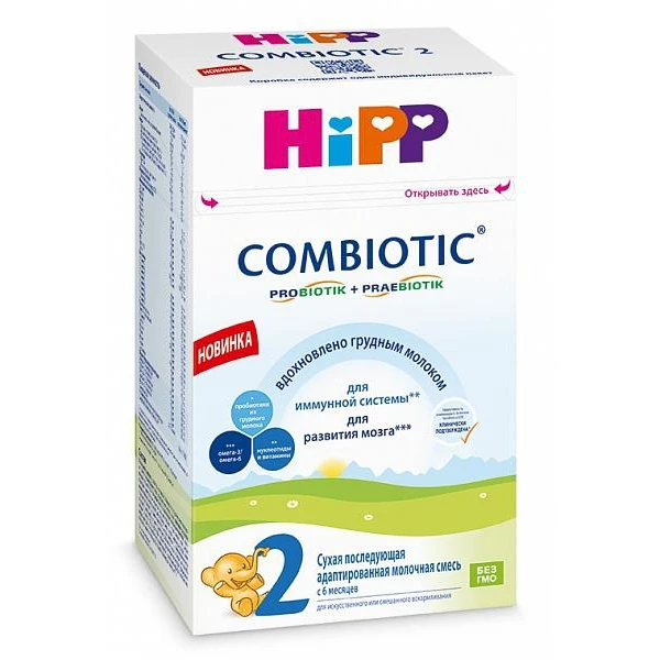 Dry adapted follow-up milk mixture Hipp Combiotic 2, 600g for baby food  Powered Special Mother Kids - AliExpress