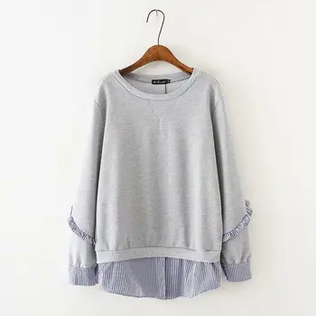 

2020 Women Hoodie Sweatershirt Casual O-Neck Loose Hoodie Long Sleeve Hoodies Sweatershirt white