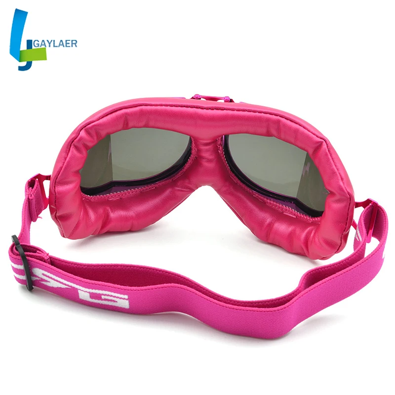 Мотоцикл очки Lunettes ретро Половина шлем очки для скутера Байкер пилот крейсер