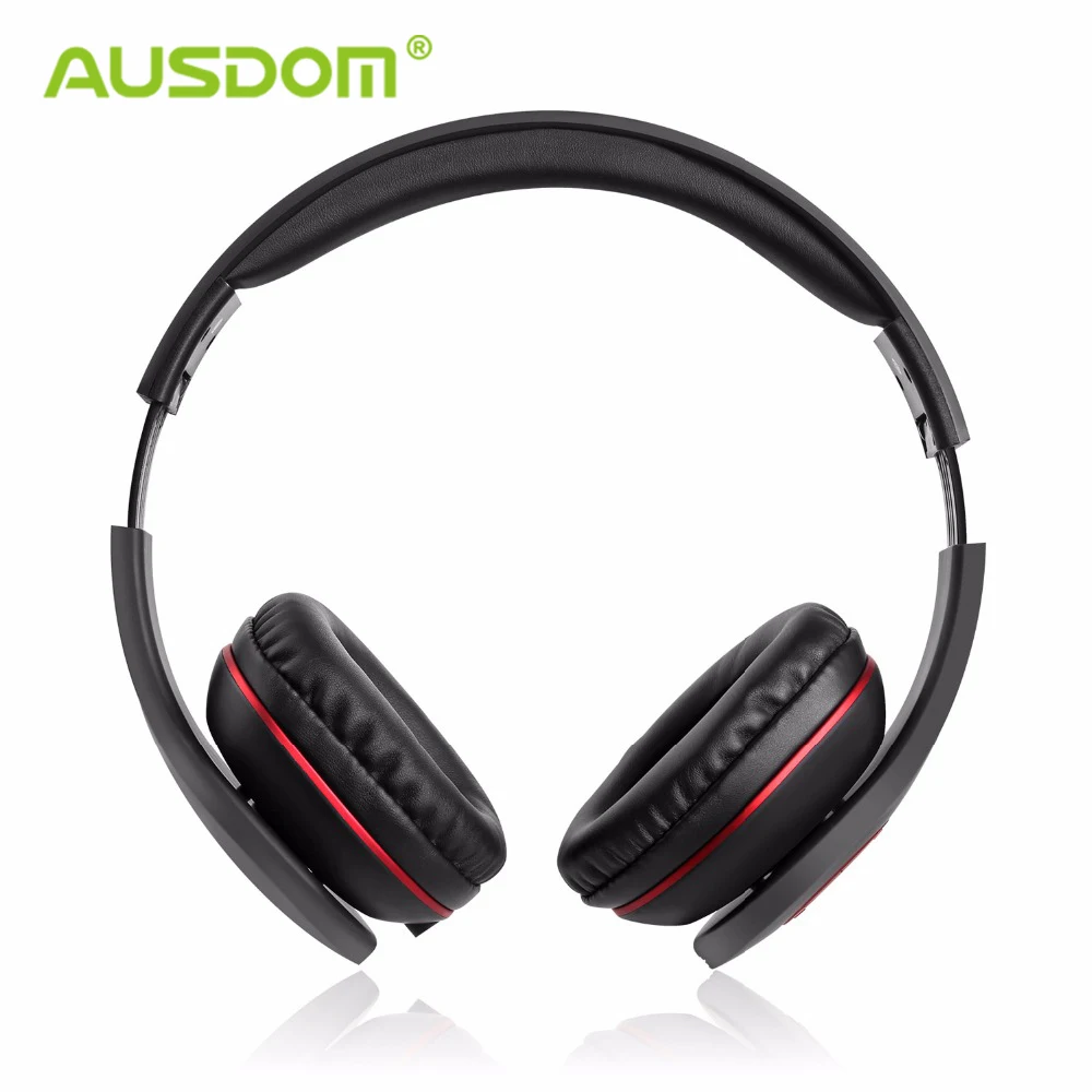 Ausdom AH862 Проводные Беспроводные наушники Bluetooth гарнитура Громкая связь вызов с микрофоном мягкие наушники огромные кнопки для ПК ТВ телефонов
