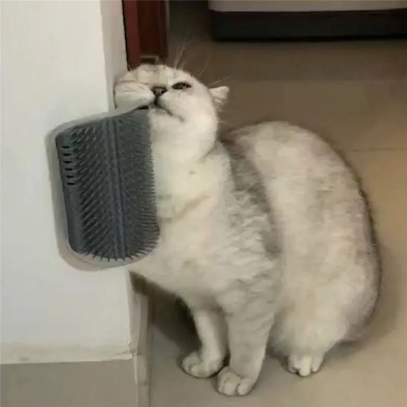 

Groomer Brush Trimming Cat Self Brush Shedding Removal Comb Massage Device Hair