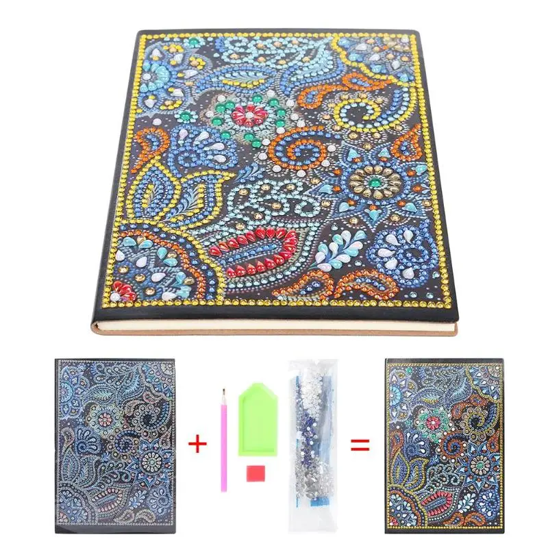 5D DIY алмазная живопись A5 блокнот дневник Книга набросков специальная форма Мандала Алмазная картина со стразами книга - Цвет: 20