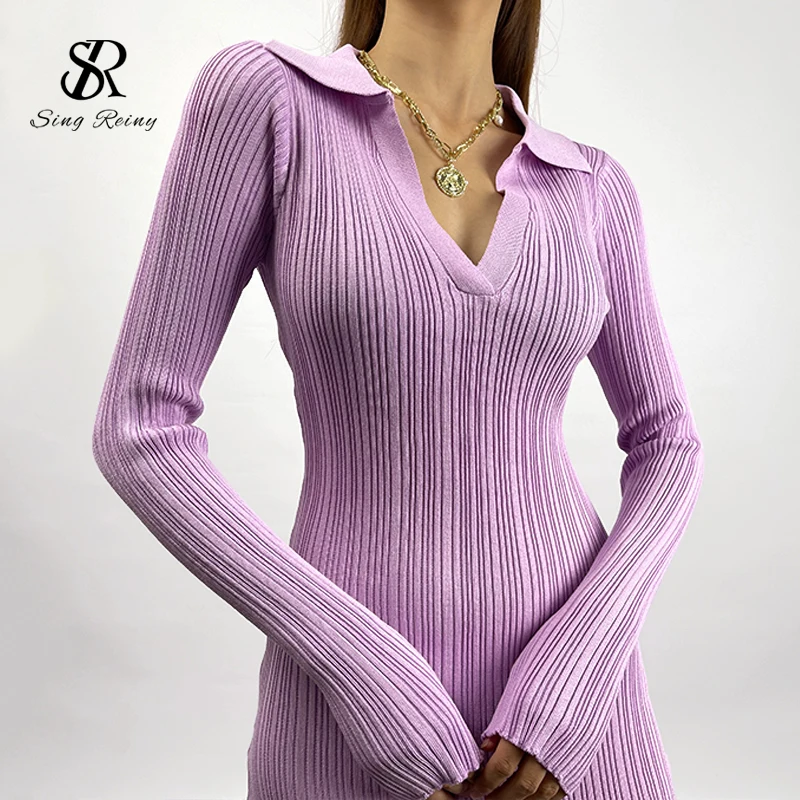 Sexy Korean Slim Knitted Dress
