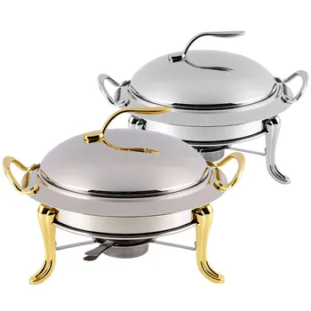 

24cm Stainless Steel Alcohol Stove Household /commercial Small Chafing Dish Solid Fuel Boilersmall Dry Hot Pot Apple Pot