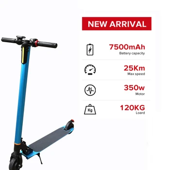 شراءX2-4 250 واط 5.5 بوصة صغيرة الحجم سكوتر كهربائي الكبار صغيرة قابلة للطي E-سكوتر خطوة Patinete بطارية ليثيوم التنقل سكوتر