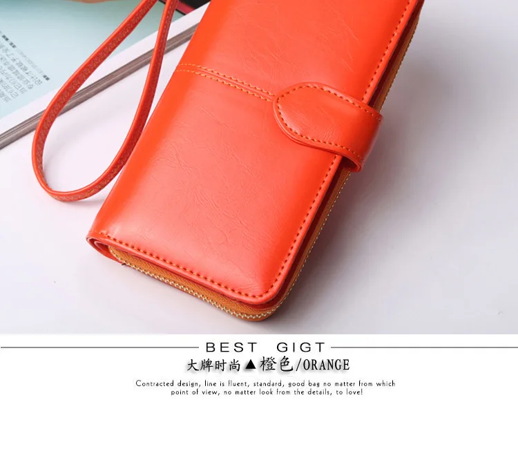 New women's wallet long zipper wallet large capacity women's wallet credit card storage