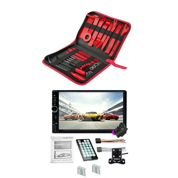 

33PCS Trim Removal Tool Kit Car Panel Removal Set & 1set 7018B Universal Car Multi-Function Player