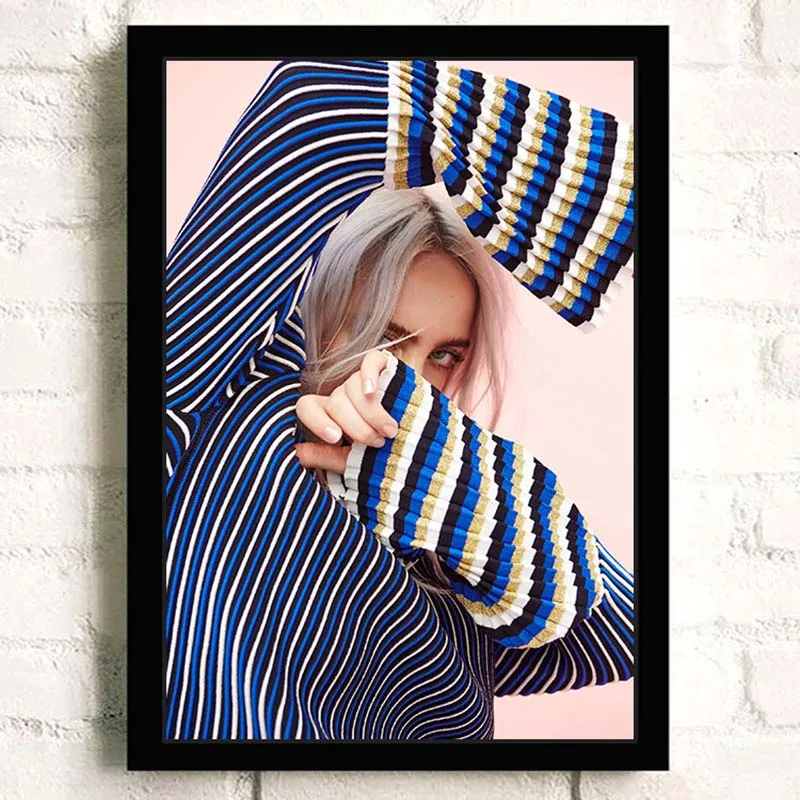 

American Singer Billie Eilish Poster HD Printed Wall Art Painting Modern Wall Pictures For Living Room Cafe Bar Decor ZS201