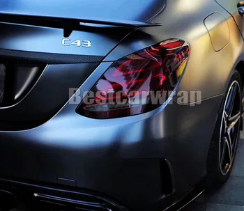

Dark Gray satin metallic lightning Vinyl wrap for car wrap with air release Like 3M Quality PROTWRAPS 1.52x18m Roll
