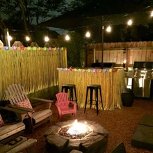 Гавайская вечеринка на день рождения Аксессуары Реквизит трава стол юбка бахрома вечерние украшения пляжные роскошные украшения