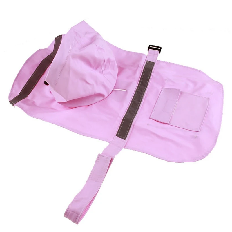 1Pcs PU Waterproof Small dog raincoat dog coat pet clothes raincoat teddy Whole cover rain coat drop ship