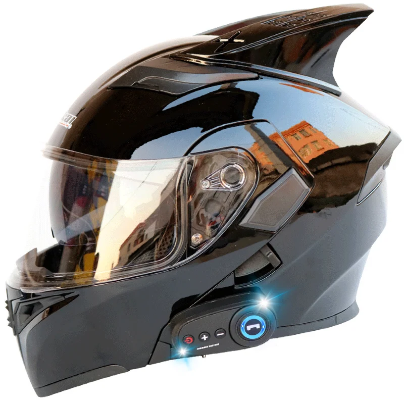 Мотошлем с откидной крышкой и съемной Bluetooth-гарнитурой MSFH902K10H | Автомобили