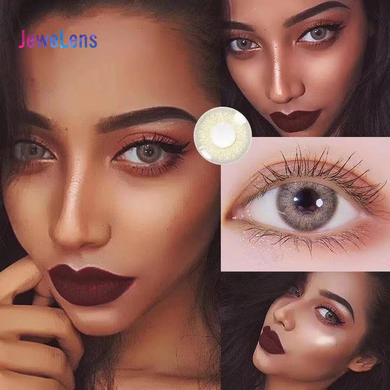 Цветные контактные линзы Jewelens ed цветные для глаз косметические серии Natural