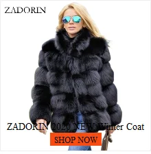 ZADORIN S-4XL Winter Luxury Faux Fox Fur Coat Slim Long Pink Red Blue Faux Fur Jacket Women Fake Fur Coats manteau fourrure long bubble coat