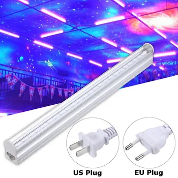 

30cm Ultraviolet UV Light Bar Blacklight LED Strip Lights Lighting Party Club Halloween Home Decor DJ Equipment EU/US Plug