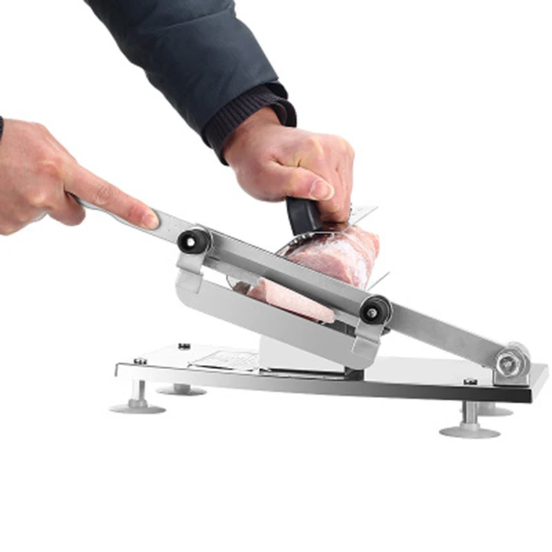  Kitchen Tools Meat Slicing Machine Alloy+Stainless Steel Household Manual Thickness Adjustable Meat - 10000039867880
