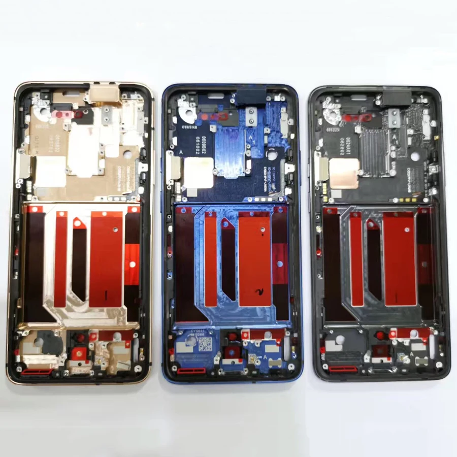 Оригина для Oneplus 7 Pro 7pro one plus средняя рамка Поддержка LCD пластинчатый Корпус Передняя Лицевая панель рамка Ремонт
