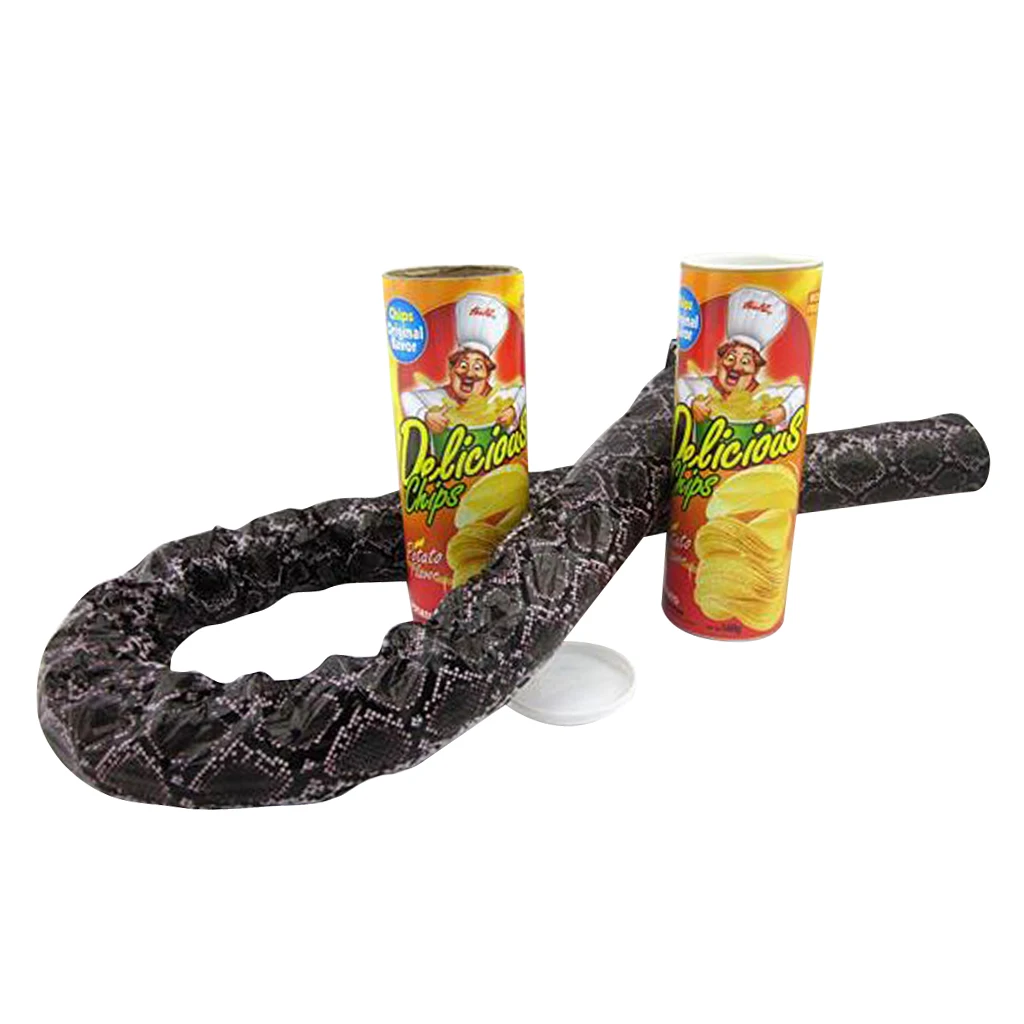 Potato Chip Snake Can Spring Loaded Trick Gag Classic Prank Laughter Maker prank toys,party toys,spring toys