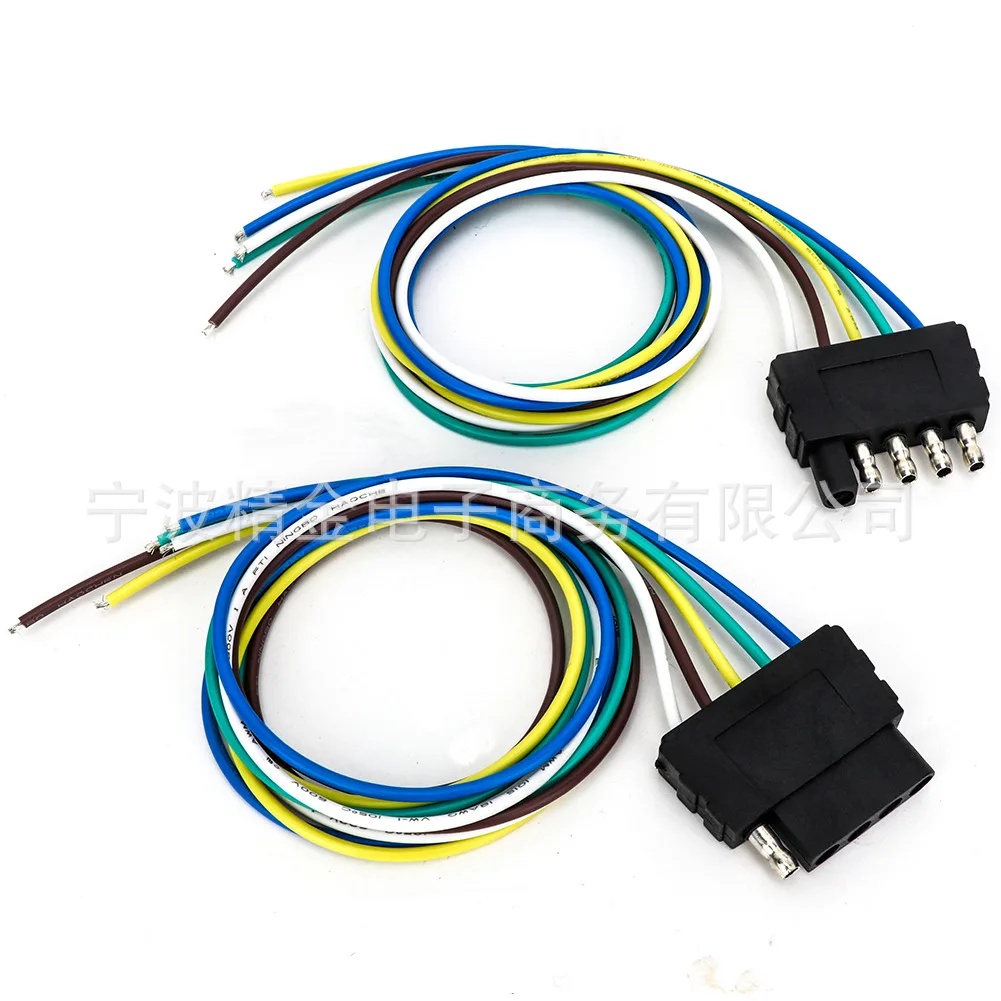 TIROL5 игольчатый трейлер соединитель 18* 5AWG плоский разъем удлинитель автомобиля плоский разъем Соединительный кабель
