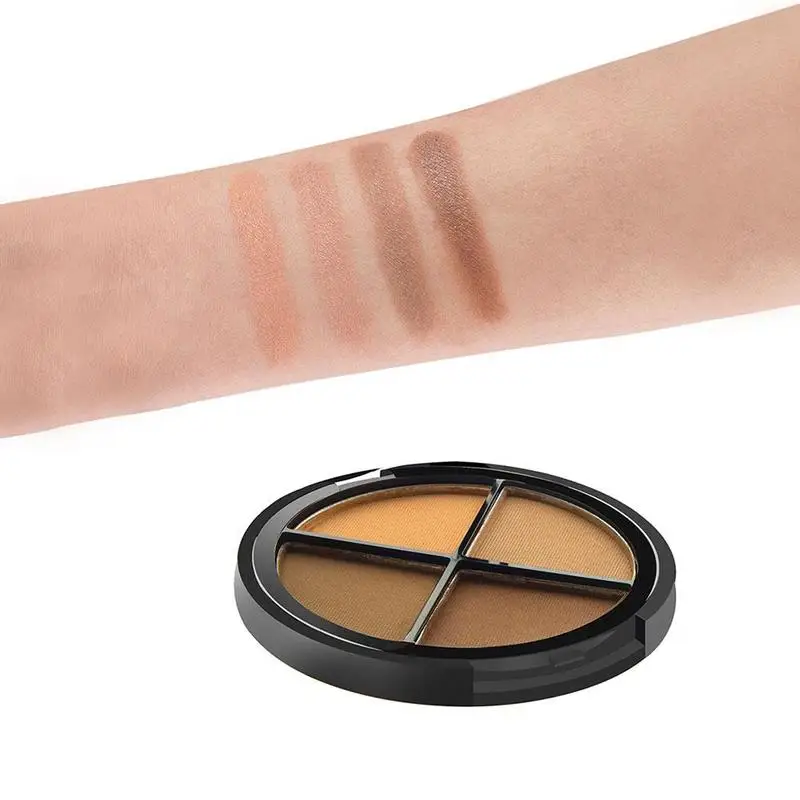 4 Colors Eyebrow Powder Palette Waterproof Shade For Eyebrows Enhancer Cosmetic Natural Eye Brows Shadow Cake Beauty Kit