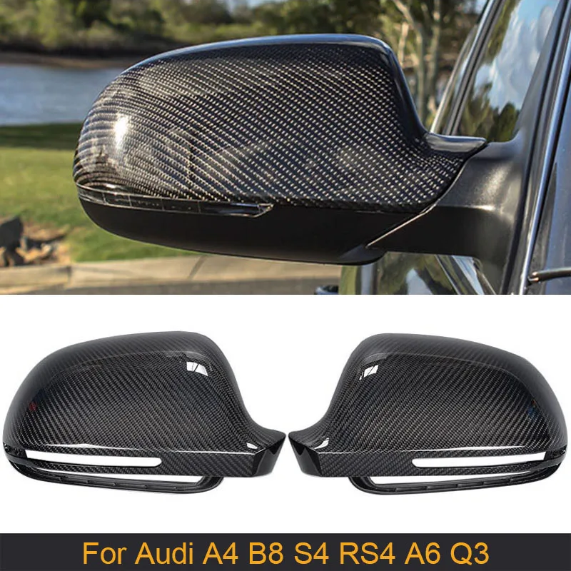Replaced Side Mirror Cover For Audi A3 S3 8P A4 B8 S4 RS4 2008 2010