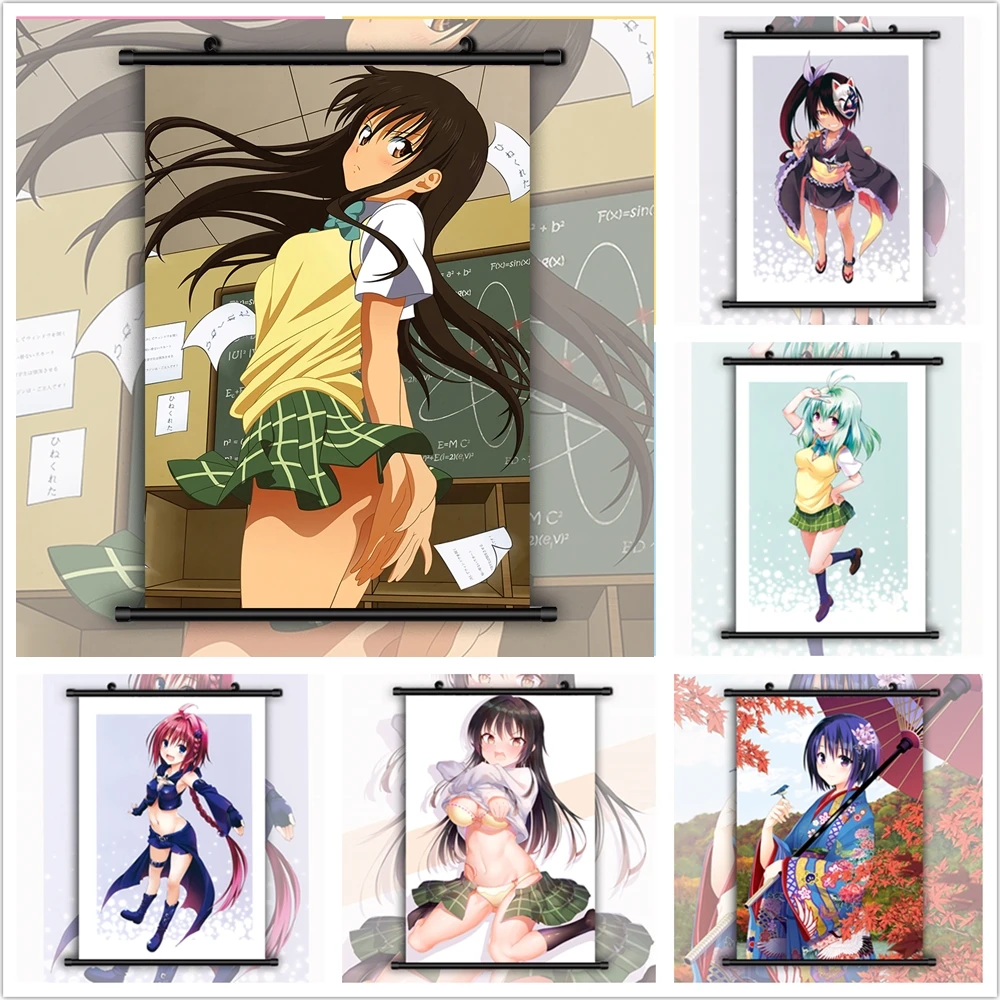 To Love Ru Kotegawa Yui Mea Nemesis Haruna Anime Manga HD Print Wall Poster Scroll | Дом и сад