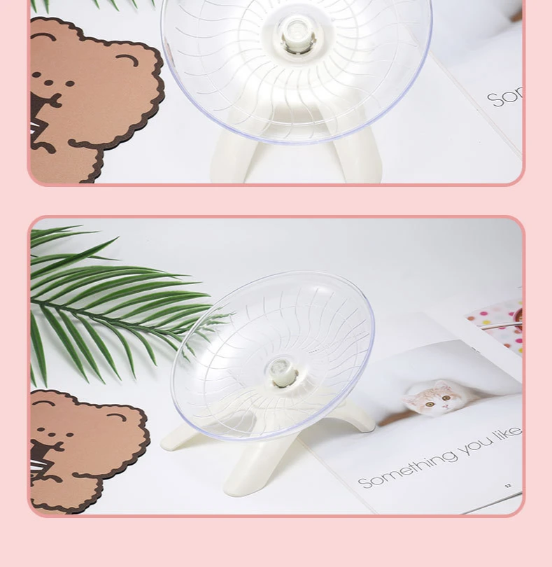 Title 9, Pet Hamster Running Wheel Mute Flying Saucer St...