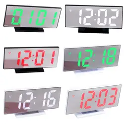 BGVfive цифровой будильник модный многофункциональный дисплей часов с подсветкой часы Ночная светодиодная подсветка Настольные Цифровые