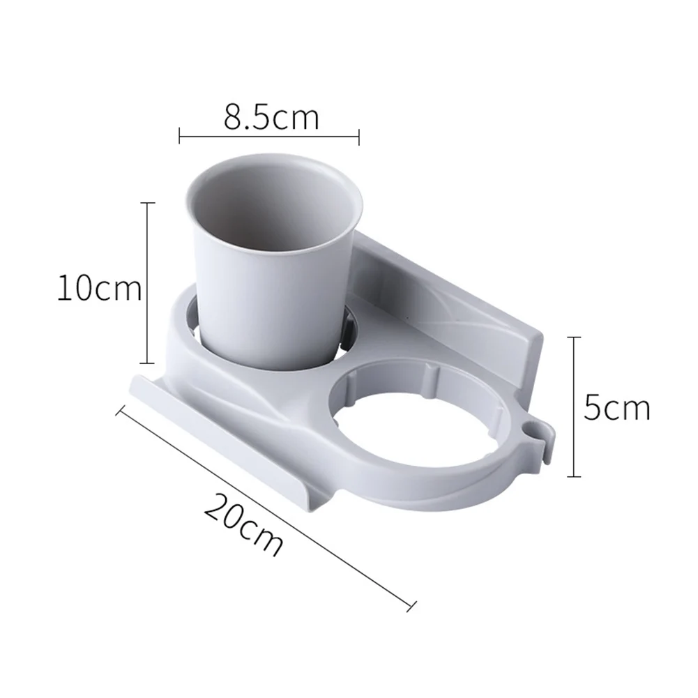 Держатель для ванной комнаты, настенный стеллаж для хранения, органайзер с чашкой