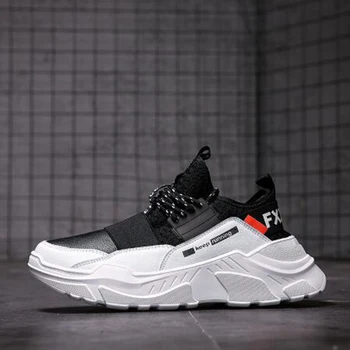 

2020 Summer New Men's Sports Shoes Light Weight Women's Running Shoes Yellow Black And White Sports Shoes