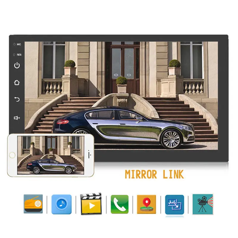 

Android 8.1 2 Din Car radio Multimedia Video Player Universal auto Stereo GPS MAP For Volkswagen Nissan Hyundai Kia toyota CR-V