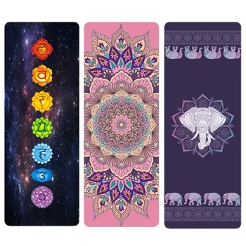 

Folding 1.5mm Natural Suede Rubber Yoga Mat Widened Anti-Slip Sweat Pilates Comfortable High Quality Fitness Pad 183*68CM