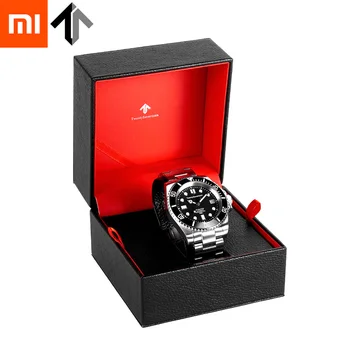 

Xiaomi Mijia TwentySeventeen Mechanical Watch Deep Sea Series Imported Miyota Movement 100m Waterproof for Mans Gifts PU Box
