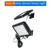 56 светодиодный светильник на солнечной энергии с датчиком движения PIR, наружный настенный светильник, водонепроницаемый энергосберегающий уличный светильник IP65, светильник на солнечной батарее s
