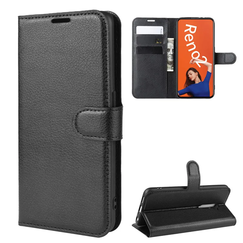 Per Oppo Reno 2 Custodia Cover Portafoglio In Pelle Flip Custodia In Pelle Di Alta Qualità Per Oppo Reno 2 Custodia Per Oppo Reno 2