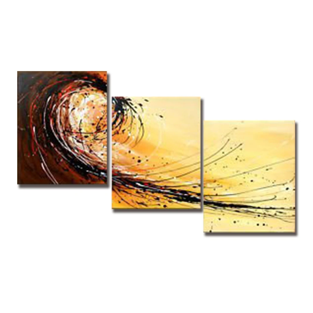 

Modern 100% Hand Painted Abstract Oil Painting on Canvas 3 Piece Canvas Art home decoration wall art