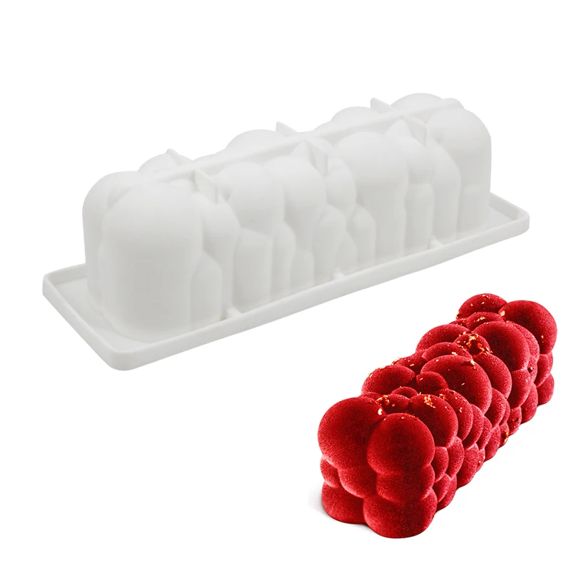 

Silicone Molds Cake Decorating 3d Bubble STAMPO ATOMIC Mold for Baking Ice cream Chocolate Mousse Desserts Mould Tools