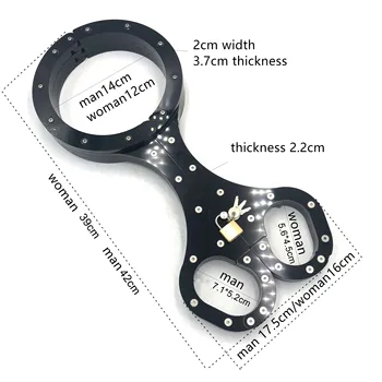 Sex Furnitures neck lockable collar handcuffs slave BDSM tool bondage chastity restraints adult Sex toy for Couples Sex Products