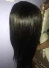 MYLOCKME-pelucas de cabello humano liso para mujer, 4x4/5x5/6x6, postizo de encaje Frontal, pelo Remy brasileño, Color Natural, liso