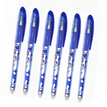 

3/6Pcs/Set Erasable Pen Nib 0.5mm Blue Black Pen Ballpoint pens Student Office School Pen Writing Exam Supplies Stationery