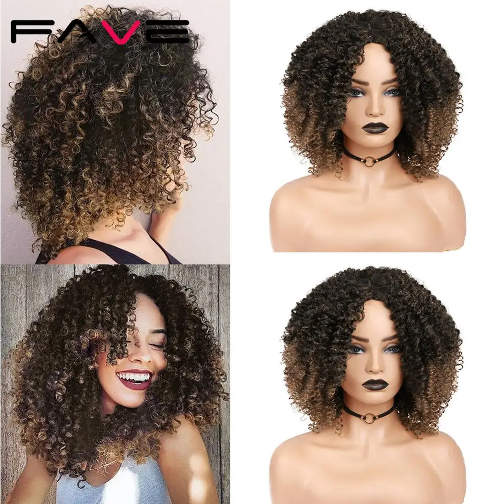 Buy Synthetic-Wig Curly Afro Kinky Brown Cosplay Short Dark-Light Women Hair Heat-Resistant 1zWVVm7O8
